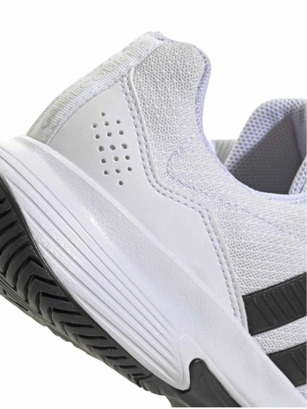 Adidas GameCourt 2 M Men's Tennis Shoes Size 10 US White Black GW2991 NEW - Picture 7 of 9